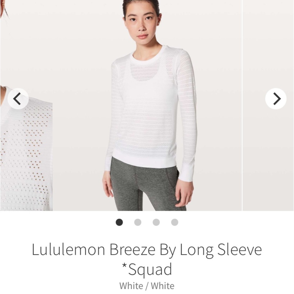 Lululemon Breeze By Long Sleeve